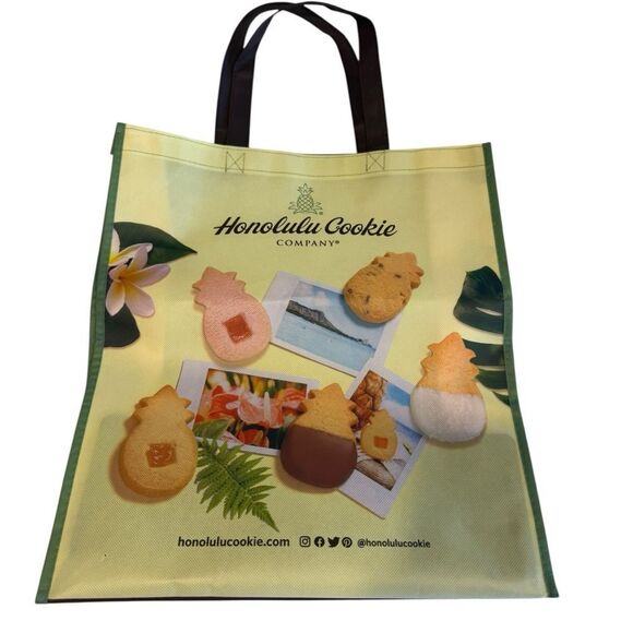 Honolulu Cookie Reusable Shopping Bag Tote - Picture 1 of 6